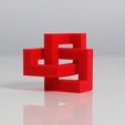 1_display_large.jpg Free STL file Geometric Knot・3D printer model to download