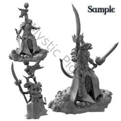 Clan-of-rats-leader-free-sample-STL-from-Mystic-Pigeon-Gaming-3.jpg Free 3D file Free Sample Lord Of Rats - Rat Swarms Leader (Multiple poses, weapons and optional pet rat)・Model to download and 3D print, MysticPigeonGaming