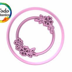 3121-Marco-floral-7.33.jpg Archivo STL Marco floral・Objeto imprimible en 3D para descargar