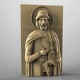 Sv_Oleg.jpg Religious icon cnc art 3D model oleg