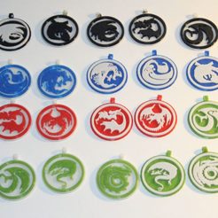 Capture d’écran 2018-04-25 à 15.58.12.png Free STL file 9 Medals of "Dragons - Riders of Berk"・Design to download and 3D print
