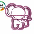 1301 Elefante entero.174.jpg Cutting Forest Animals Set