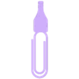 FAD000010PC02 - CHAMPAGNE BOTTLE.stl Botella de champán - Paperclip v2