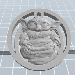 BYoda.png Baby Yoda Earring & Pendant