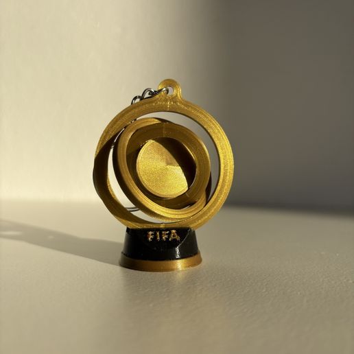 🗺️ Club World Cup 2025 Trophy Key Ring・ 3D File for 3D printing