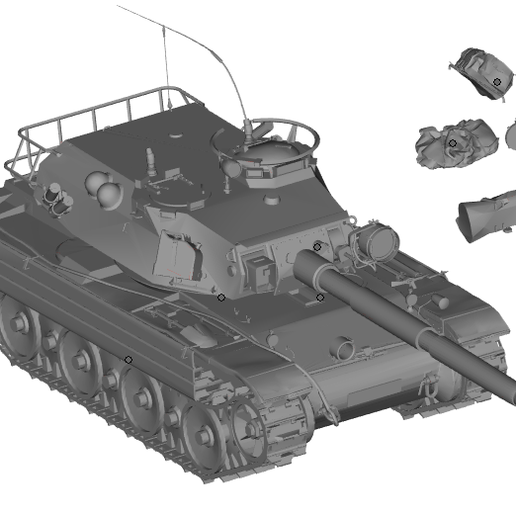 Batignolles-Châtillon Bourrasque Tank
