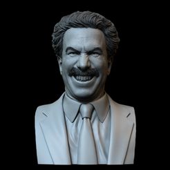 Borat01a.jpg 3D file Borat Sagdiyev (Sacha Baron Cohen)・Model to download and 3D print