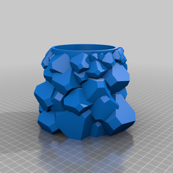 2077a71a-2140-45d1-8769-3cf8f8b3acd1.png Fichier 3D gratuit Porte-crayon en cristal de fluorite・Modèle à télécharger et à imprimer en 3D