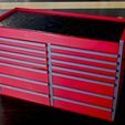 IMG_20231202_121908.jpg 1/10 Scale 3D Printed Tool Box with Customizable Drawer Sizes - Perfect for Your Miniature Garage!