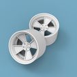 snow-render.62.jpg Modern wheels - Rad48 style - wheel set for model cars and diecast