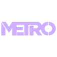 Metro logo.stl METRO logo & keychain