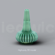 B_10_Renders_00.png Niedwica Vase B_10 | 3D printing vase | 3D model | STL files | Home decor | 3D vases | Modern vases | Floor vase | 3D printing | vase mode | STL