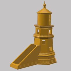 Untitled-3 copy.jpg Archivo STL Tarjetero para tarjetas de visita Lighthouse・Diseño de impresión en 3D para descargar