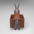untitled.2.4.png Burro Planter - 3D Printed Donkey-shaped Planter