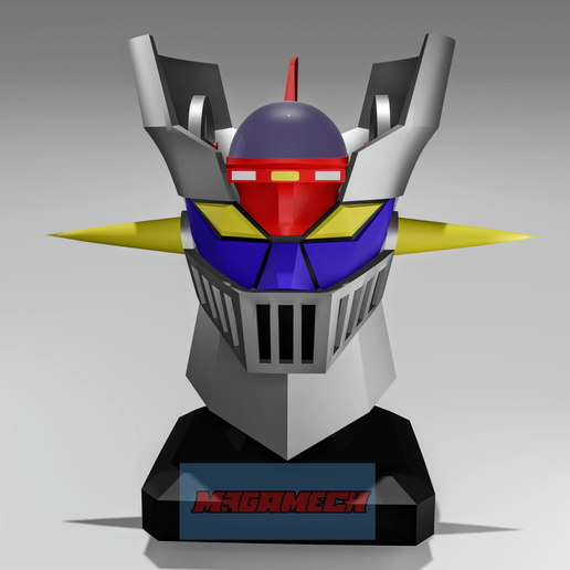 🛩️ MAZINGER Z 1972 WITH PLANE HEAD DISPLAY・ 3D File for
