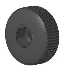m16.jpg Archivo STL gratis Empuñadura moleteada M16 grande・Objeto para impresora 3D para descargar
