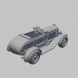 4-back.jpg Dachloser Jeep 3D-Modell | Realistische Fahrzeugszene | Cabrio-Design | 3D-Druckfertiges Objekt | Filmszenen-Requisite