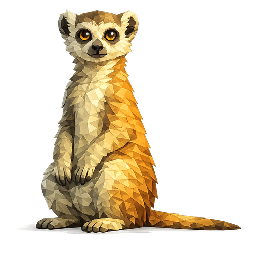 Low-Poly Meerkat