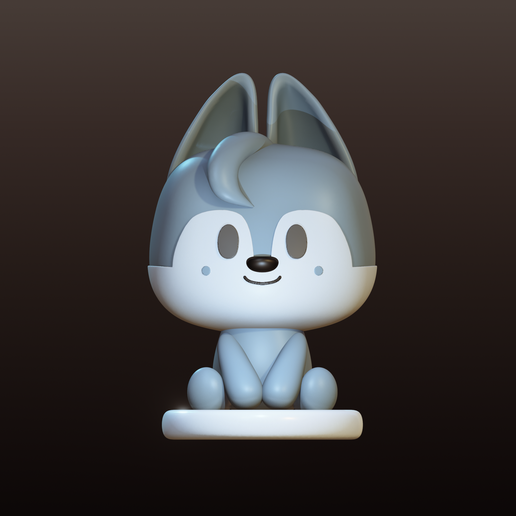Stray Kids Skzoo Bang Chan Wolf Chan Official Plush Doll