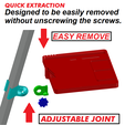 Catturac4.png Surfcasting Sand Pod Upgrade Kit 30x30x3 – Adjustable Side Table & Rod Holders