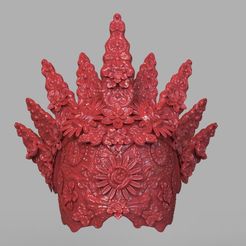 untitled.2610.jpg 3D file Natural Headpiece Mask 3D Print・3D printer model to download