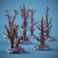 wiggle001_Viewport.jpg Miniature Forest / Trees / Plants Terrain Set - Supportless