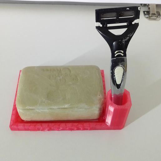 DSC_0137.JPG STL file Soap and razor holder・3D print design to download, Django