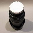 E-mount_rear_cap_outside_TV.jpg Archivo STL gratis Tapa del objetivo trasero de la Sony NEX / con montura E・Plan de la impresora 3D para descargar