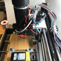 72b00ee561dd829c6973b91cb2af2d14_display_large.jpg Free STL file CNC Router 3018 Pro 52mm Spindle / 40mm Laser Upgrade・3D printable object to download