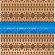 86554545.jpg Greek pattern clay roller stl / pottery roller stl / Aztec pattern clay rolling pin /ethnic pattern  cutter printer