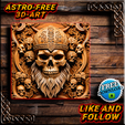 Astro-Free-3d-Art-1-1.png Viking Skull Relief (FREE)