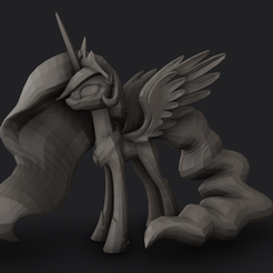 F86A42AF-7D57-4D20-8BA6-EE16068D10FC.png STL file Princess Celestia My Little Pony・3D printable design to download