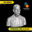 George-Westinghouse-Personal.png 3D Model of George Westinghouse - High-Quality STL File for 3D Printing (PERSONAL USE)