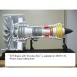 Engine-Status20191112.jpg STL file Geared Turbofan Engine (GTF), 10 inch Fan Module・Model to download and 3D print