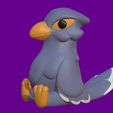 BirbPlush2.png Silver Wing Bird - Palia Plushie