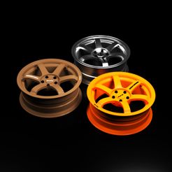 1.jpg STL file Rays Volk Racing Rim & Keychain・3D printing idea to download