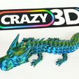 Crazy3D_Dragon_big_5.jpg Ultra articulated Dragon - Big 270mm