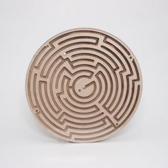 3b37474cb518dfc7992e51a6c5d7c524_display_large.jpg Бесплатный 3D файл Doublesided Circular Maze・Шаблон для загрузки и 3D-печати