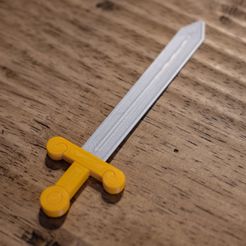 2.jpg STL file Bookmark - Sword・3D printing design to download