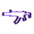 silenced smg.stl Fortnite Cookie Cutter Set