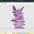 Screenshot-1664.png Beautiful little garden fairy resting on mushroom group