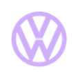 logo volkswagen.STL Volkswagen ® Keychain