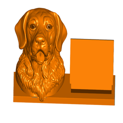LBfront.png Fichier STL gratuit Porte-cartes de visite Labrador Retriever (extensible)・Objet pour imprimante 3D à télécharger, ToaKamate