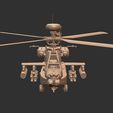 Boeing-AH-64D-Longbow-Apache-Attack-Helicopter-3d1111.jpg AH-64D Apache Longbow - Helicóptero de ataque avanzado Modelo para imprimir en 3D
