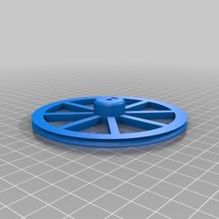 SpokedWheel8-4mm-3.5CS-93ID.jpg Parametric Robot Wheel (Spoked)