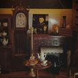 Miniature-Early-1900-Room-11.jpg MINIATURE Grandfather Clock | Witch's Room Miniature Furniture Collection
