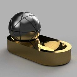 CasseNoix2Boules.jpg Бесплатный STL файл Nutcracker with 2 balls・Дизайн 3D-печати для загрузки