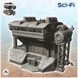 1.jpg Large Sci-Fi production plant with annex tanks (14) - Future Sci-Fi SF Infinity Terrain Tabletop Scifi