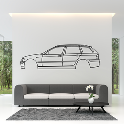 E46-touring-4.png BMW 3 series E46 Touring 2D Art/ Silhouette