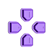 GamePi_Zero_Buttons_Cross.stl Descargar archivo STL gratis GamePi Zero・Modelo para la impresora 3D